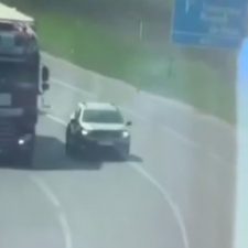 Video Atentie, soferi! Radar din elicopter. Sofer prins de Politie, pe drumul Alexandria – Bucuresti,  din elicopter